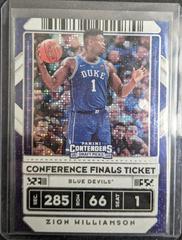 Zion Williamson [Conference Finals] #13 Basketball Cards 2020 Panini Contenders Draft Picks Prices