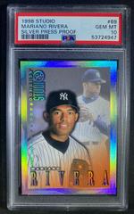 Mariano Rivera [Silver Press Proof] #69 Baseball Cards 1998 Studio Prices