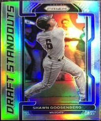 Shawn Goosenberg [Silver Prizm] #DS-SG Baseball Cards 2021 Panini Prizm Draft Picks Standouts Prices
