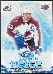 Gabriel Landeskog #FI-18 Hockey Cards 2021 Upper Deck Ice Frozen In Prices