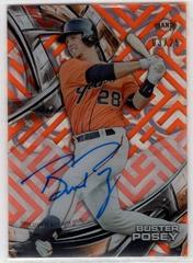 Buster Posey [Orange Magma Diffractor] Baseball Cards 2016 Topps High Tek Autograph Prices