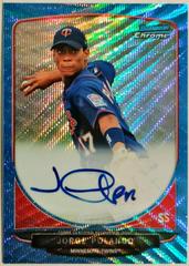 Jorge Polanco [Blue Wave Refractor] #BCAJPO Baseball Cards 2013 Bowman Chrome Prospect Autograph Prices