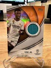 Vini Jr. [Orange Foilboard] #TS-VJ Soccer Cards 2023 Topps UEFA Club Superstar Relic Prices
