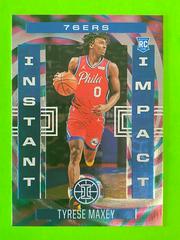 Tyrese Maxey #20 Basketball Cards 2020 Panini Illusions Instant Impact Prices
