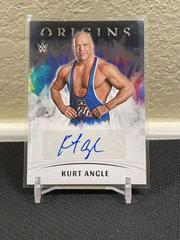Kurt Angle #OA-KAG Wrestling Cards 2022 Panini Chronicles WWE Origins Autographs Prices