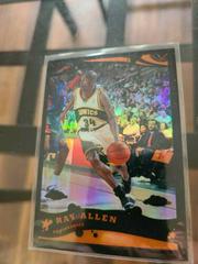 Ray Allen [Black Refractor] Basketball Cards 2005 Topps Chrome Prices