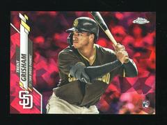 Trent Grisham [Red Refractor] #9 Baseball Cards 2020 Topps Chrome Sapphire Prices
