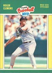 Roger Clemens #8 Baseball Cards 1989 Fleer MVP Prices