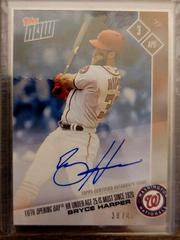Bryce Harper [Autograph Blue] #6B Baseball Cards 2017 Topps Now Prices