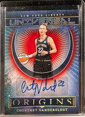 Courtney Vandersloot [Red] #UA-CVS Basketball Cards 2023 Panini Origins WNBA Universal Autographs Prices
