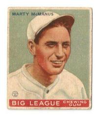 Marty McManus #48 Baseball Cards 1933 World Wide Gum Prices