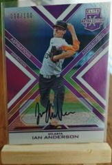 Ian Anderson [Autograph Aspirations Purple] #3 Baseball Cards 2016 Panini Elite Extra Edition Prices