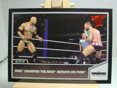 WWE Champion The Rock Defeats CM Punk Wrestling Cards 2013 Topps Best of WWE Prices
