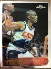 Tyrone Hill #185 Basketball Cards 1996 Topps Chrome Prices