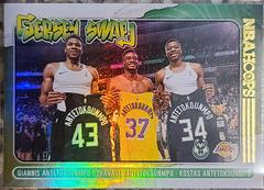 Giannis Antetokounmpo [Holo] #9 Basketball Cards 2020 Panini Hoops Jersey Swap Prices