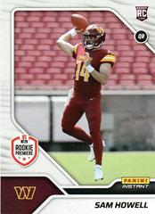 Sam Howell Football Cards 2022 Panini Instant RPS First Look Prices