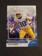 Austin Ekeler #11 Football Cards 2023 Panini Prestige For the Record Prices