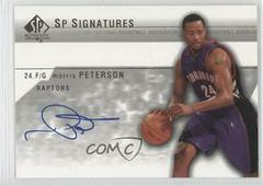 Morris Peterson #MO-A Basketball Cards 2003 SP Authentic Signatures Prices