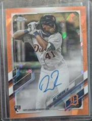 Daz Cameron [Orange] Baseball Cards 2021 Topps Chrome Sapphire Rookie Autographs Prices