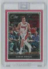 Goran Dragic [Red] #1 Basketball Cards 2019 Panini One and One Prices