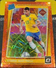 Gabriel Martinelli [Optic Red Velocity] #182 Soccer Cards 2021 Panini Donruss Road to Qatar Prices