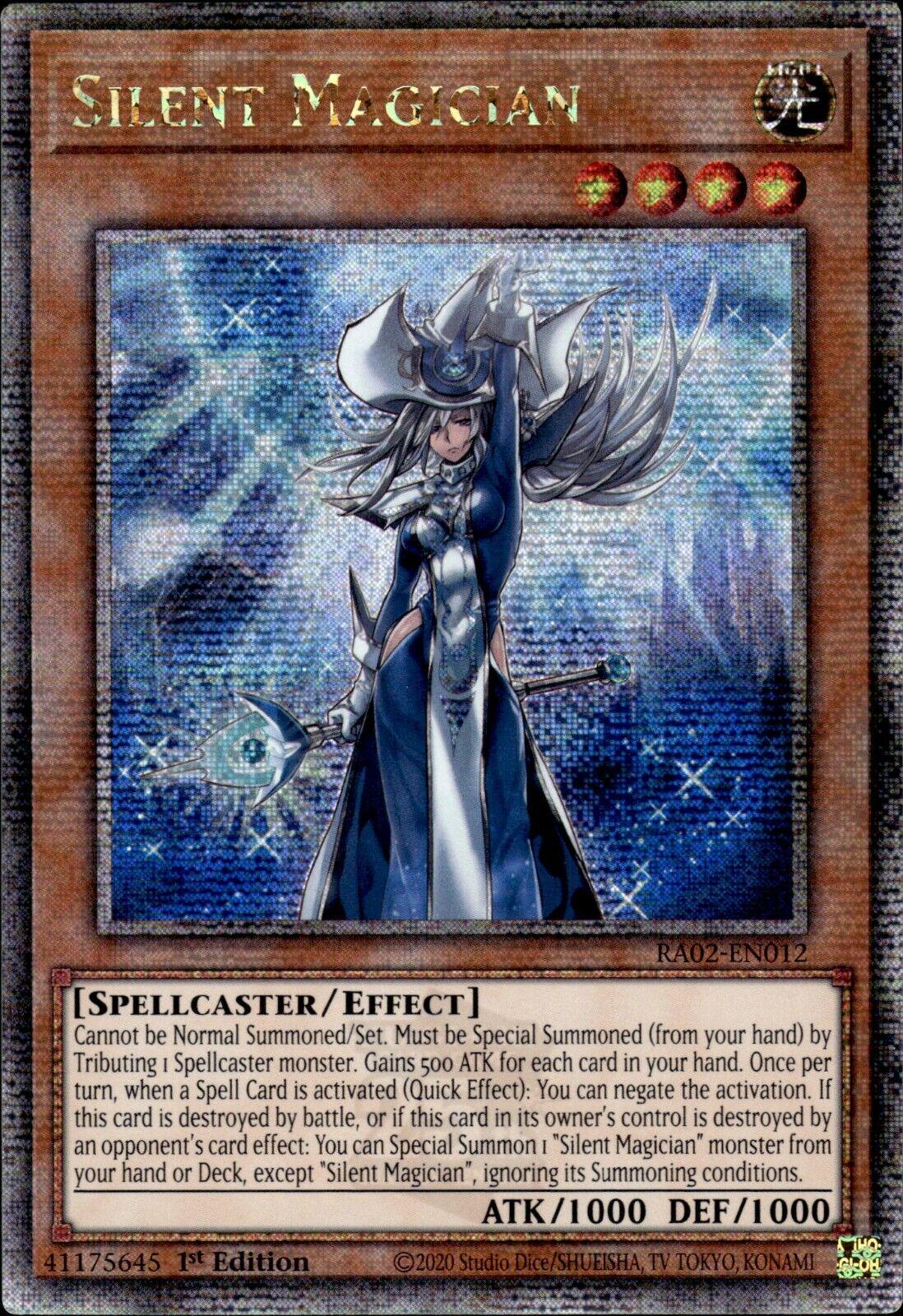 Silent Magician [Quarter Century Secret Rare] RA02-EN012 YuGiOh 25th Anniversary Rarity Collection II