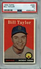 Bill Taylor #389 Baseball Cards 1958 Topps Prices