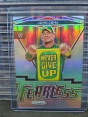 John Cena [Silver Prizm] #23 Wrestling Cards 2022 Panini Prizm WWE Fearless Prices