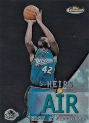 Jerry Stackhouse Basketball Cards 1999 Finest Heirs to Air Prices