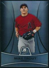 Mike Trout [Refractor] Baseball Cards 2010 Bowman Platinum Prospects Prices