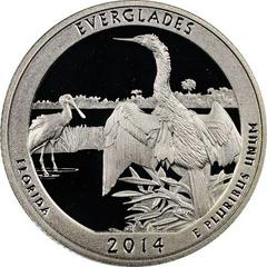 2014 S [SILVER EVERGLADES PROOF] Coins America the Beautiful Quarter Prices