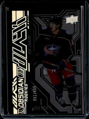 Kent Johnson #OR-3 Hockey Cards 2022 SPx UD Black Obsidian Rookies Prices