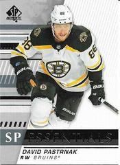 David Pastrnak #SPE-DP Hockey Cards 2019 SP Authentic Essentials Prices
