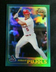 Albert Pujols [Retrofractor] Baseball Cards 2001 Topps Chrome Traded Prices