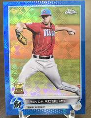 Trevor Rogers [Blue] #3 Baseball Cards 2022 Topps Chrome Logofractor Prices