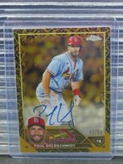 Paul Goldschmidt [Blue] Baseball Cards 2023 Topps Gilded Collection Chrome Gold Etch Autographs Prices