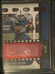 Jonathan Taylor [Red] #SS-JTA Football Cards 2021 Panini Chronicles Signature Series Prices