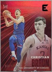 Christian Braun [Red] #6 Basketball Cards 2022 Panini Chronicles Draft Picks Essentials Prices