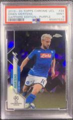Dries Mertens [Purple] Soccer Cards 2019 Topps Chrome UEFA Champions League Sapphire Prices