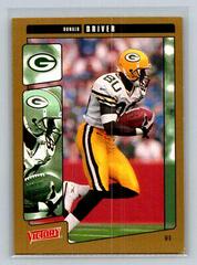 Donald Driver [Gold] #132 Football Cards 2001 Upper Deck Victory Prices