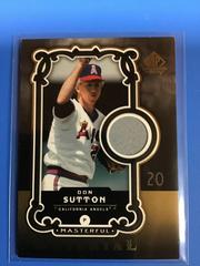 Don sutton #mm-ds Baseball Cards 2007 SP Legendary Cuts Prices
