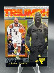 LeBron James #7 Basketball Cards 2022 Panini Flux Triumph Prices