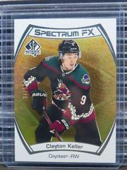 Clayton Keller [Gold] Hockey Cards 2021 SP Authentic Spectrum FX Prices