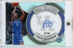 Aaron Bradshaw #PCS-AB Basketball Cards 2023 Bowman Chrome University Prime Signatures Prices