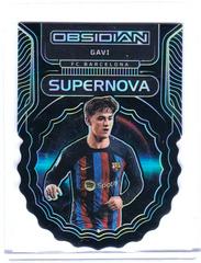 Gavi [Yellow] #5 Soccer Cards 2022 Panini Obsidian Supernova Prices