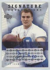 Ben Hartsock Football Cards 2004 Upper Deck Foundations Signatures Prices
