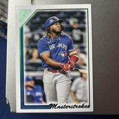 Vladimir Guerrero Jr. [Green] #MS-6 Baseball Cards 2022 Topps Gallery Masterstrokes Prices