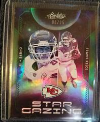 Travis Kelce [Spectrum Green] #SG-19 Football Cards 2023 Panini Absolute Star Gazing Prices