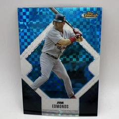Jim Edmonds [Blue Xfractor] Baseball Cards 2006 Finest Prices