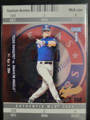 Hank Blalock Baseball Cards 2003 Fleer Authentix Prices
